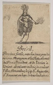 De Saint Sorlin Gallery: Bresil, 1644. Creator: Stefano della Bella