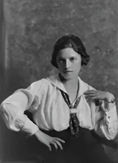 Hand On Shoulder Prints: Brethman, Alla, Miss, portrait photograph, 1917 Sept. 29. Creator: Arnold Genthe