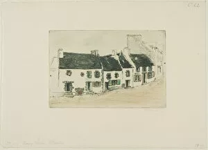 Breton Market Town, Plestin, 1902. Creator: Theophile Alexandre Steinlen