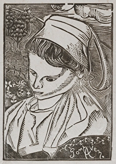 Bretonne de Pont-Aven (Breton Woman from Pont-Aven), about 1896. Creator: Armand Seguin