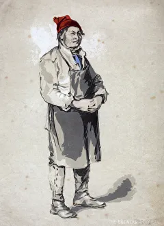 Brewer Collection: The Brewers Drayman, 19th century