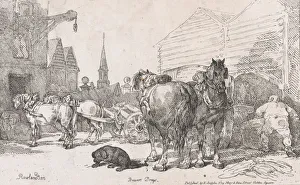 Brewery Prints: Brewers Drays, from A New Book of Horses and Carriages, 1784. 1784