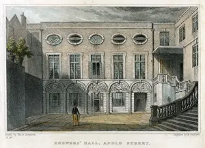 Brewers Hall, Addle Street, City of London, 1831. Artist: William Radclyffe