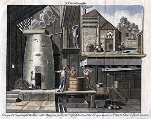 Brewer Collection: A Brewhouse, 1747