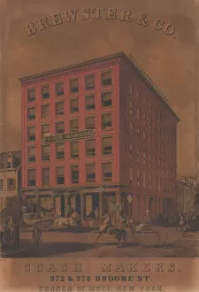 Charles Parsons Gallery: Brewster & Co. Coach Makers, 372 & 374 Broome St. ca. 1860-70