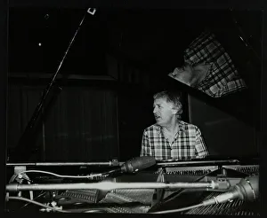 Recording Studio Prints: Brian Dee on the piano, Lansdowne Studios, Holland Park, London, 1989