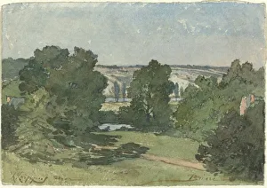 Harpignies Henri Joseph Prints: Briare, 1902. Creator: Henri-Joseph Harpignies