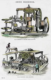 Building Materials Gallery: Brick machines, 19th century