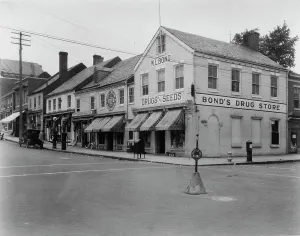 Main Street Prints: Brick Row, Commerce and Main Streets