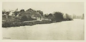 Brickmaking Collection: Brickfield on the River Bure (Norfolk), c. 1883 / 87, printed 1888