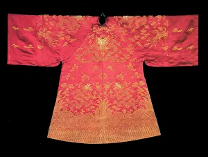 Painted Details Prints: Bridal Long Pao (Dragon Robe), China