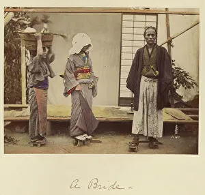 Engawa Prints: A Bride, about 1873-1883. Creator: Shinichi Suzuki I