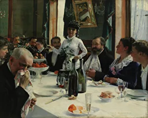 Guests Prints: The Bride's Song, 1881. Creator: Gunnar Berndtson