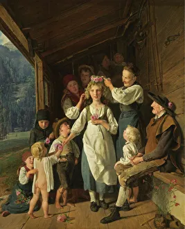 The Bridesmaid. Artist: Waldmuller, Ferdinand Georg (1793-1865)