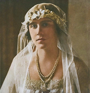 Lascelles Prints: Bridesmaid at wedding of Princess Mary and Viscount Lascelles