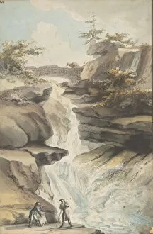 Wolff Gallery: A Bridge on the Aar, at the Foot of the Grimsel, in the Canton of Berne, ca. 1775