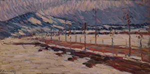 Banks Prints: A bridge. Artist: Javlensky, Alexei, von (1864-1941)