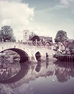 Bridge at Aylesford, Kent, c1955. Creator: Arthur Charles Kirby Ware