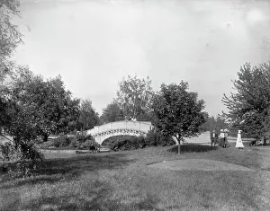Arch Bridge Prints: A Bridge on Belle Isle Park, Detroit, Mich. between 1895 and 1910. Creator: Unknown