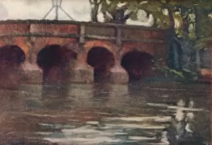 Monotype Gallery: The Bridge, c1911. Artist: Edward Leslie Badham