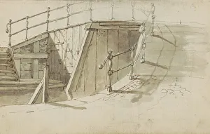 Johannes Huibert Prins Prints: Bridge over a canal, c.1783-c.1797. Creator: Johannes Huibert Prins