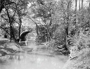 Kentucky Prints: Bridge in Cherokee Park, Louisville, Ky. between 1900 and 1910. Creator: Unknown