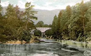 Perthshire Prints: Bridge of Cluny, near Pitlochry, Perthshire, Scotland, early 20th century