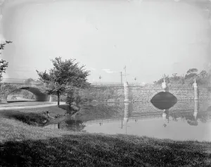 Arch Bridge Prints: Bridge in Delaware Park, Buffalo, N.Y. between 1900 and 1910. Creator: Unknown