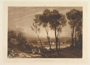 Liber Studorium Prints: The Bridge in Middle Distance (Liber Studiorum, part III, plate 13), June 10, 1808