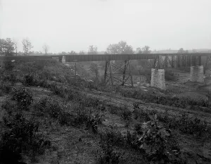 Bridge at Moniteau [County], Mo. 1901 Oct 9. Creator: Unknown