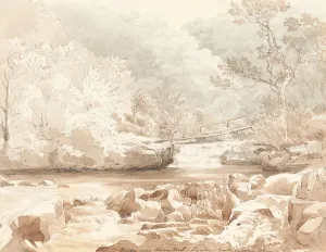 James Redfoord Bulwer Prints: Bridge Near Waters-Meet, Lynton, North Devon, first half 19th century