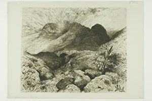 Bridge in the Pass of Glencoe, Scotland, 1888. Creator: Thomas Moran