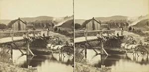 Anthony Co Gallery: Bridge Over the Ramapo at Greenwood, 1860 / 69. Creator: Anthony & Company