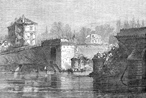 The bridge at Sevres, 1871. Creator: Unknown