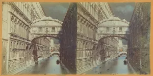 Masonry Prints: Bridge of Sighs, Venice, about 1865. Creator: Unknown