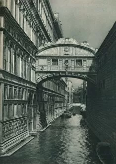 Bridge of Sighs, Venice, Italy, 1927. Artist: Eugen Poppel