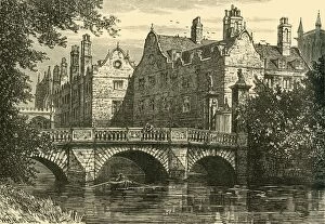 Cambridge University Gallery: Bridge, St. Johns College, 1898. Creator: Unknown
