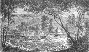 Bridge in the Szill Valley; A Visit to the Danubian Principalities, 1875. Creator: Unknown
