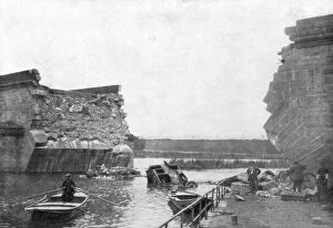 Seine Et Marne Collection: The bridge at Trilport, 1st Battle of the Marne, France, 5-12 September 1914