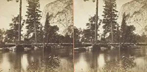 Watkins Carleton Emmons Prints: The Bridge, Yosemite, 1861 / 76. Creator: Carleton Emmons Watkins