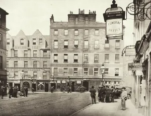 Shop Sign Prints: Bridgegate From Corner Of Market Street (#49), Printed 1900. Creator: Thomas Annan