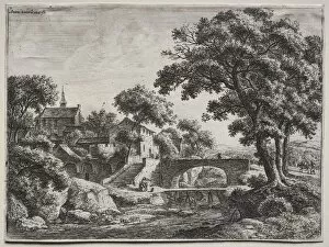 Anthonie Waterloo Dutch Collection: The Two Bridges. Creator: Anthonie Waterloo (Dutch, 1609 / 10-1690)