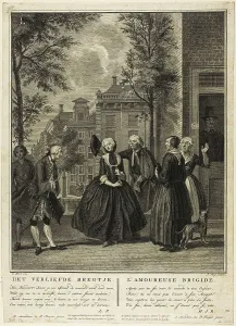Bridget in Love, c.1755. Creator: Pierre Tanje