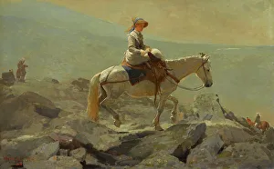 Independent Prints: The Bridle Path, White Mountains, 1868. Creator: Winslow Homer