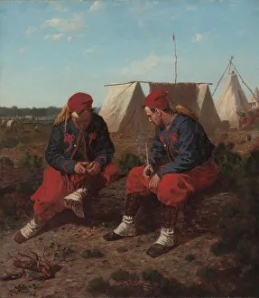 Winslow Homer American Prints: The Brierwood Pipe, 1864. Creator: Winslow Homer (American, 1836-1910)