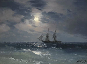 Turkish Fleet Gallery: Brig Mercury. Artist: Aivazovsky, Ivan Konstantinovich (1817-1900)