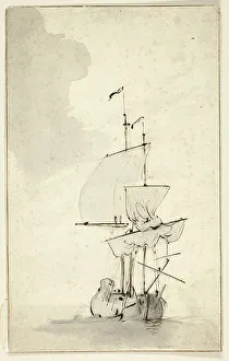 A Brig, n.d. Creator: Willem van de Velde the Younger
