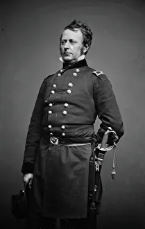 Brigadier General Prints: Brigadier General Joseph Hooker, between 1855 and 1865. Creator: Unknown