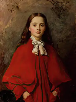 Bright Eyes, 1877. Creator: John Everett Millais