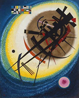 In the Bright Oval, 1925. Artist: Kandinsky, Wassily Vasilyevich (1866-1944) In the Bright Oval, 1925. Artist: Kandinsky, Wassily Vasilyevich (1866-1944)